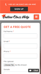 Mobile Screenshot of onlineclasshelp.com
